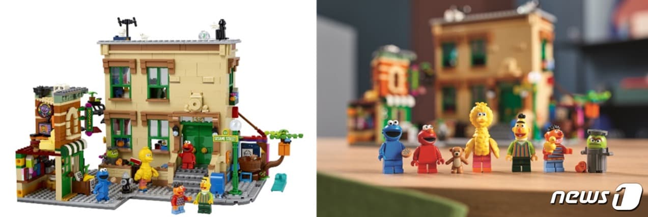 레고 아이디어 123 세서미 스트리트 세트 ⓒ 뉴스1