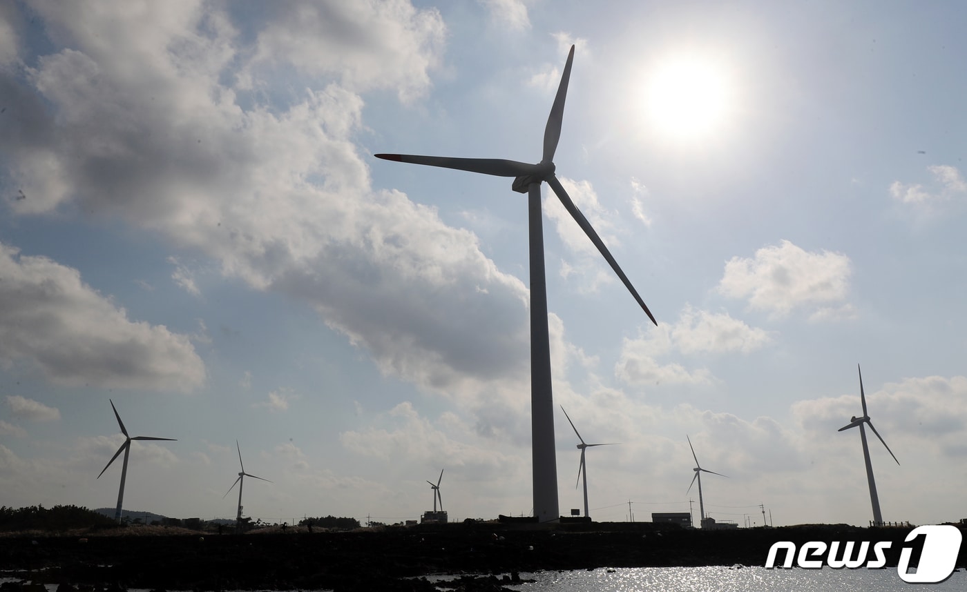 제주시 한경면 한경풍력 발전단지(자료사진)ⓒ News1 오현지 기자
