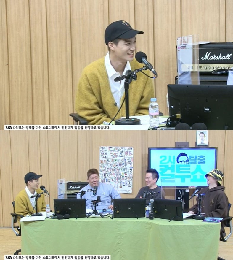 SBS 파워FM '두시 탈출 컬투쇼' 보이는 라디오 화면 갈무리 ⓒ 뉴스1