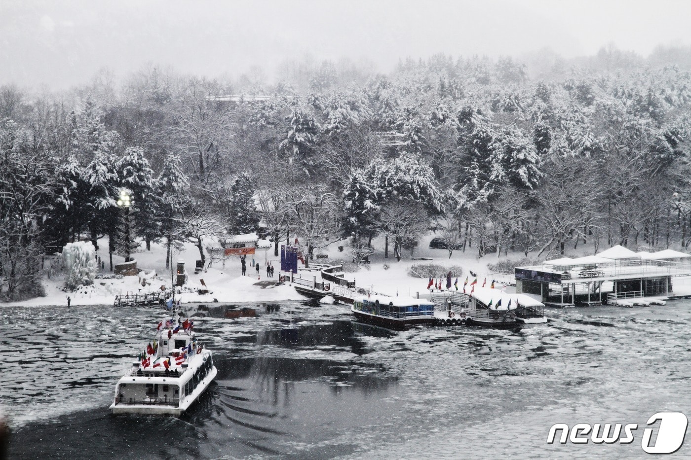 남이섬의 겨울 ⓒ 뉴스1