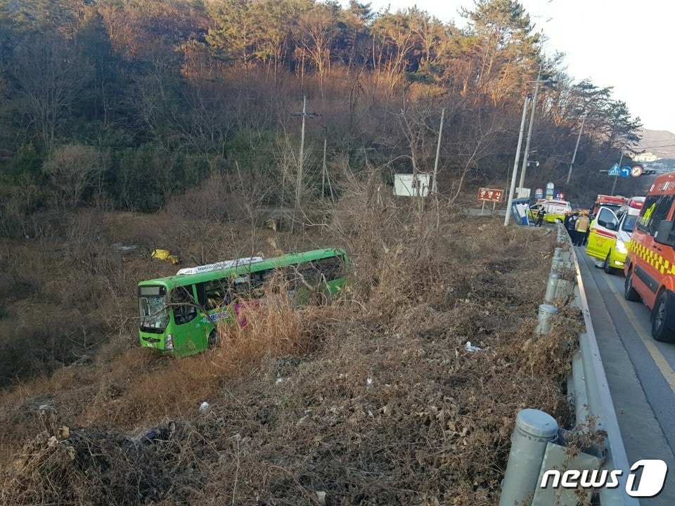 사고현장.(부산경찰청 제공) ⓒ 뉴스1