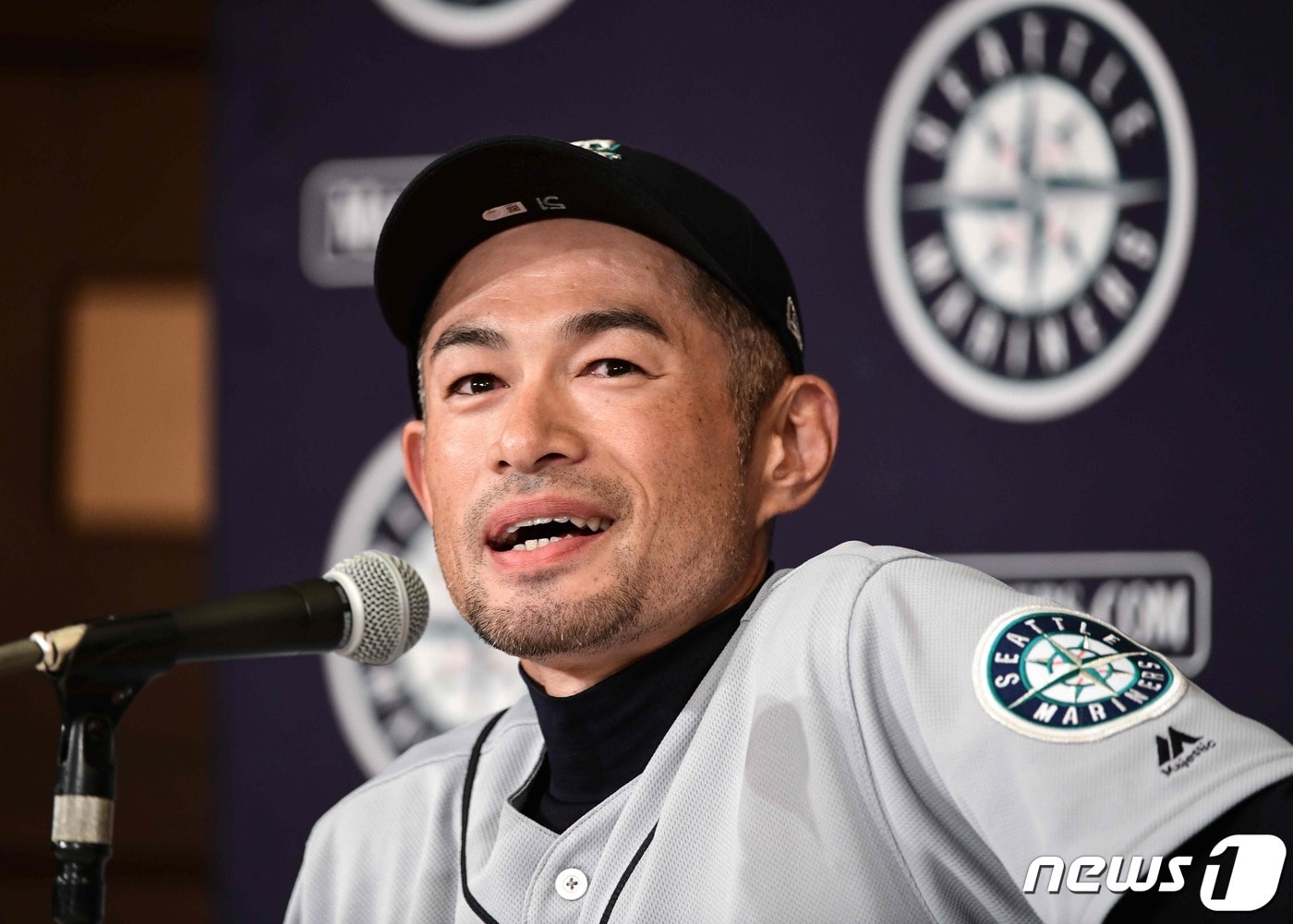 2019년 현역에서 은퇴한 스즈키 이치로. ⓒ AFP=뉴스1