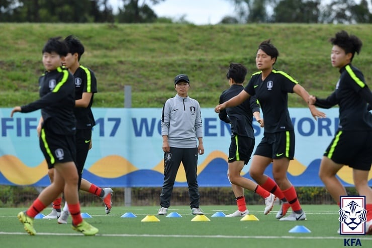 2020년도 여자축구 국가대표 후보선수 1차 동계합숙훈련이 10일 목포에서 시작된다. (대한축구협회 제공) ⓒ 뉴스1