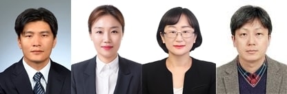 전남대 경영대학 출신으로 국내 대학 교수에 임용되거나 예정인 박사 4명. 왼쪽부터 김승렬, 이수현, 최수정, 박성욱씨.(전남대 제공)2020.2.18/뉴스1 ⓒ News1