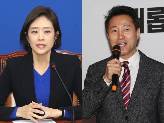 고민정 더불어민주당 의원은 서울시장 보궐선거에 나선 오세훈 전 서울시장을 향해 &#34;광진을 주민들로부터 선택받지 못했음에도 조건부 정치를 하는 걸 보니 아쉽다&#34;고 비판했다. 이에 오신환 전 국민의힘 의원은 &#34;경쟁자를 격려하지 못할 망정 경멸적 발언을 일삼고 있는 저질 정치인은 처음이다&#34;며 맹비난했다.  ⓒ 뉴스1