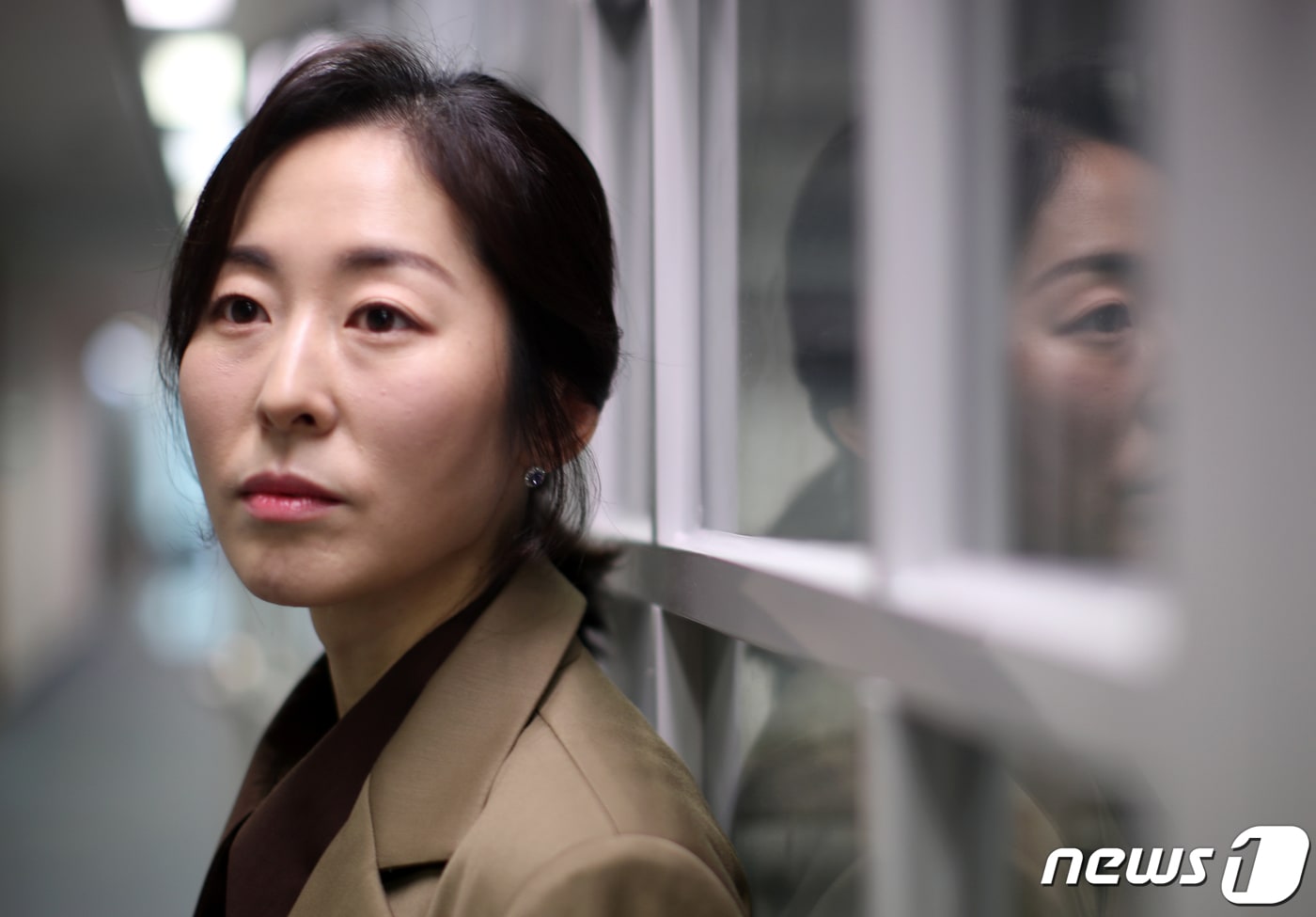 영화 ‘찬실이는 복도 많지&#39; 주연배우 강말금이 26일 뉴스1과 가진 인터뷰에서 포즈를 취하고 있다. 2020.2.26/뉴스1 ⓒ News1 오대일 기자