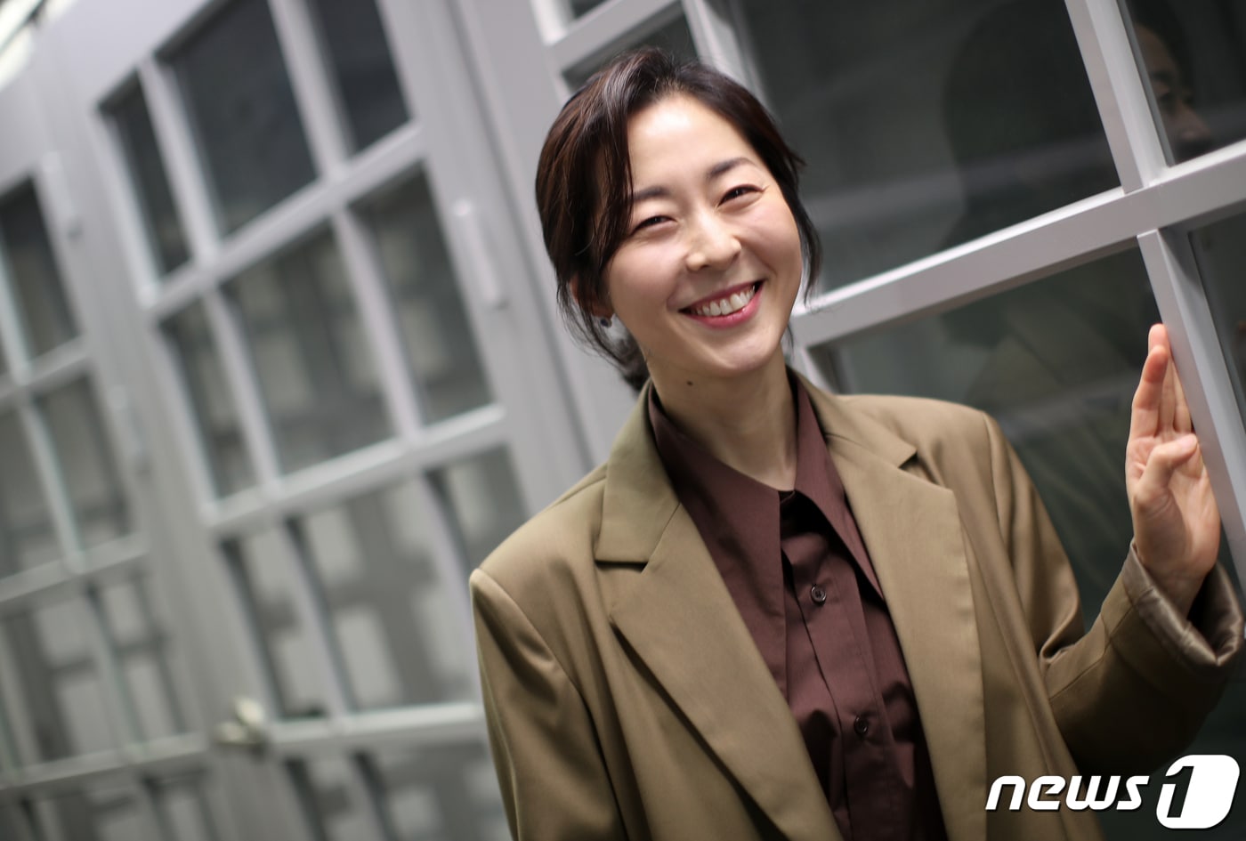 영화 ‘찬실이는 복도 많지&#39; 주연배우 강말금이 26일 뉴스1과 가진 인터뷰에서 포즈를 취하고 있다. 2020.2.26/뉴스1 ⓒ News1 오대일 기자