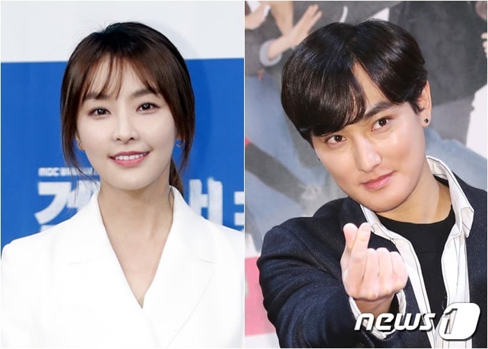 정유미(왼쪽)와 강타 ⓒ 뉴스1