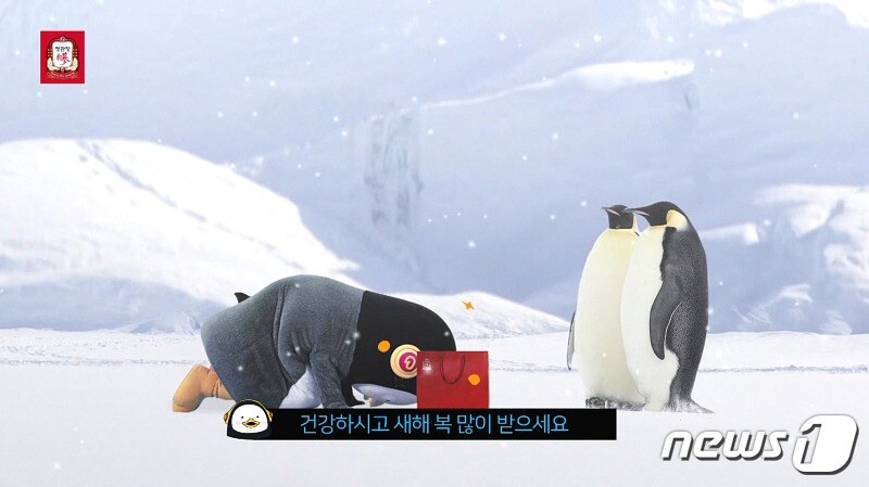 정관장 '펭수의 귀향' 광고 이미지(제일기획 제공)2020.03.10/뉴스1 ⓒ 뉴스1