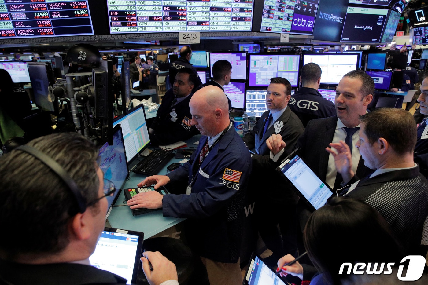 미국 뉴욕증권거래소(NYSE). ⓒ 로이터=뉴스1