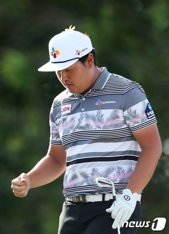 PGA 투어 혼다클래식에서 우승을 차지했던 임성재(CJ대한통운). ⓒ AFP=뉴스1