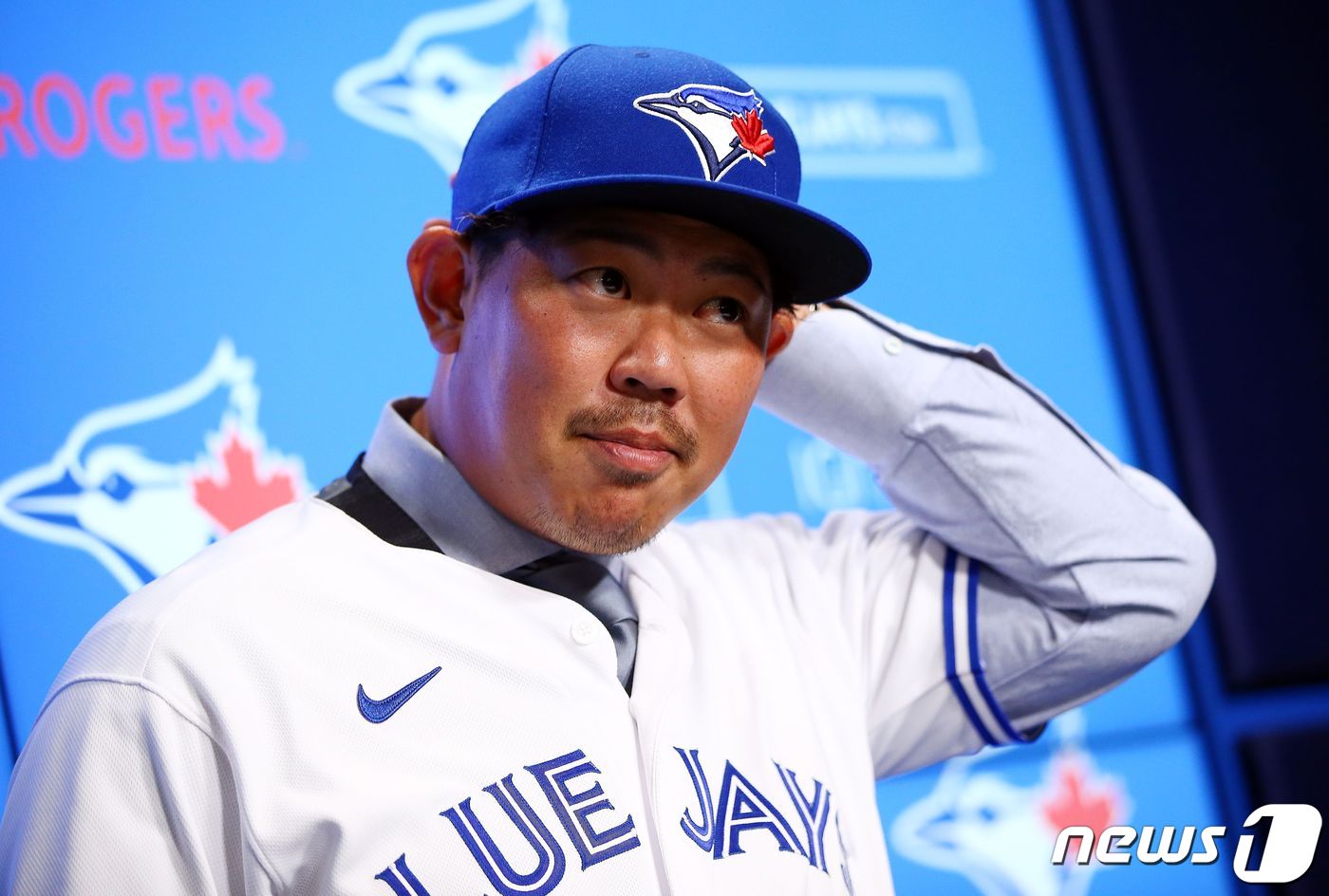 토론토 블루제이스 일본인 투수 야마구치 슌. ⓒ AFP=뉴스1