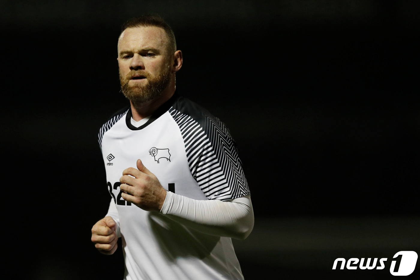 더비 카운티의 웨인 루니. ⓒ AFP=뉴스1