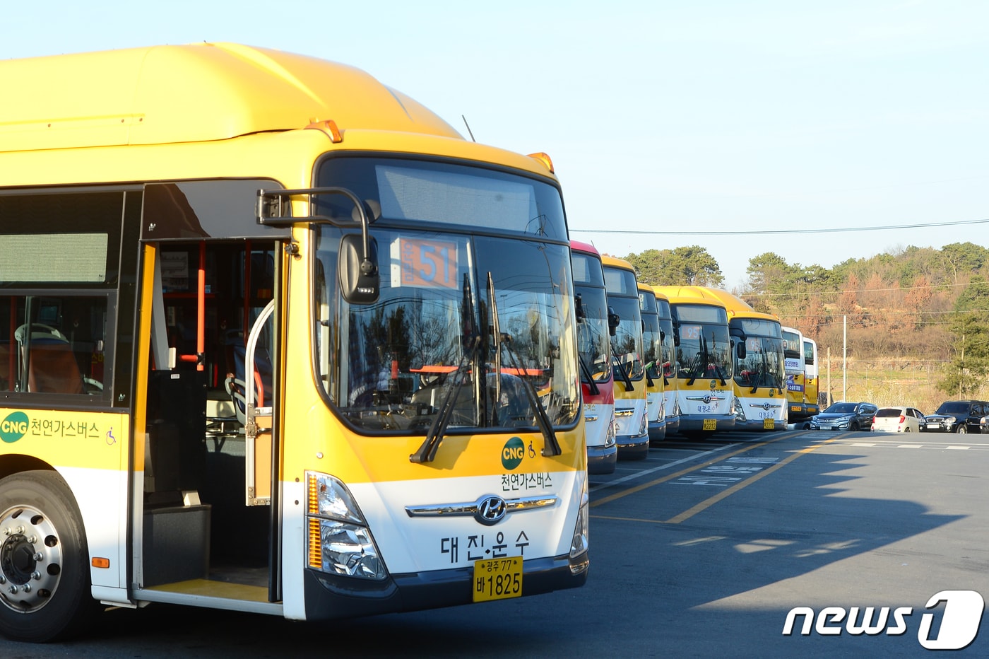 광주 북구 월출동 시내버스 차고지 모습. 뉴스1 DB