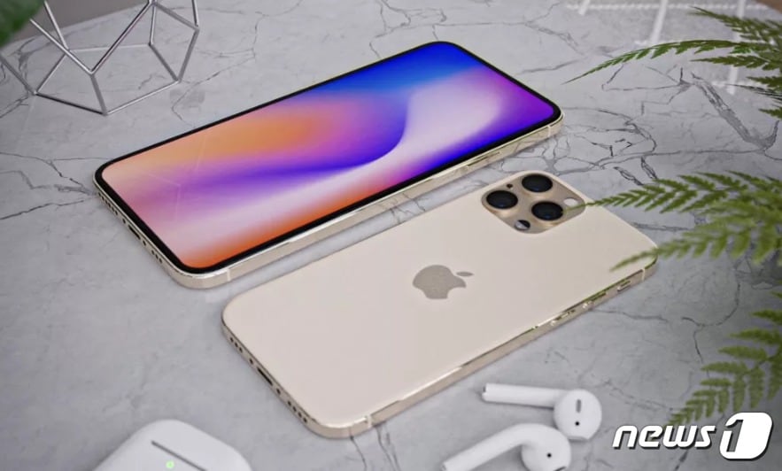 아이폰 5G 렌더링 이미지 <출처=톰스 가이드> ⓒ 뉴스1