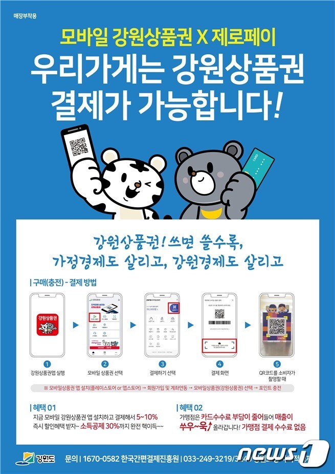 모바일 강원상품권 출시(강원도청 제공) ⓒ News1