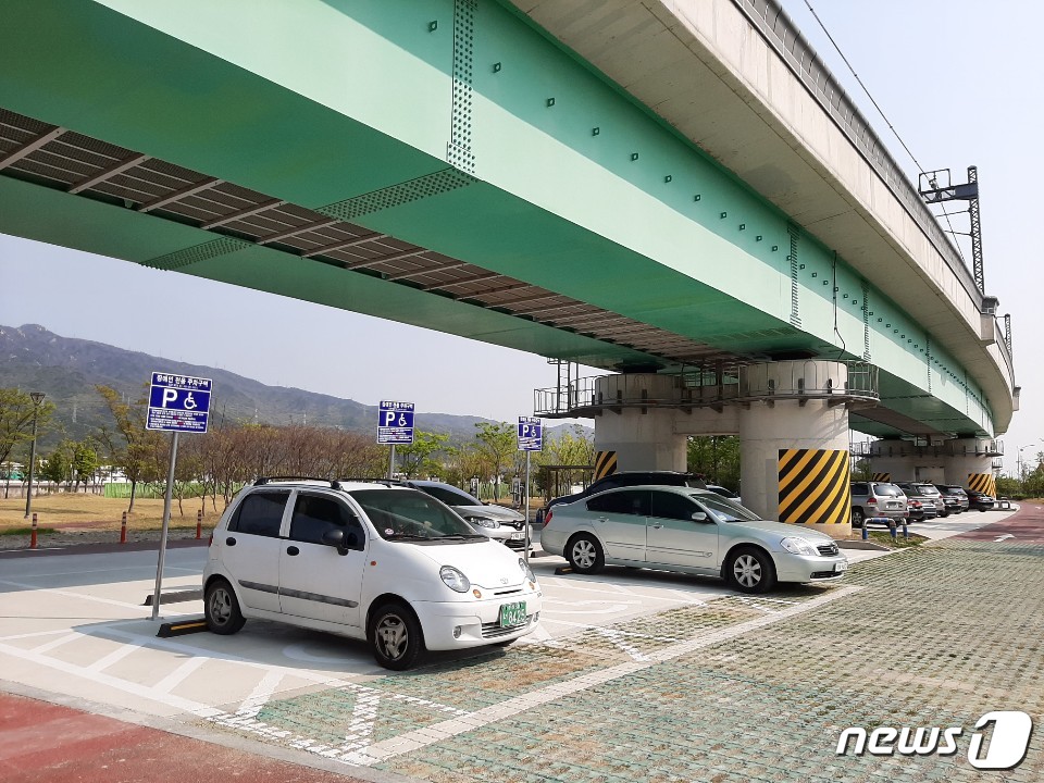 지난 2일 준공된 양산 증산역 공영주차장. ⓒ 뉴스1