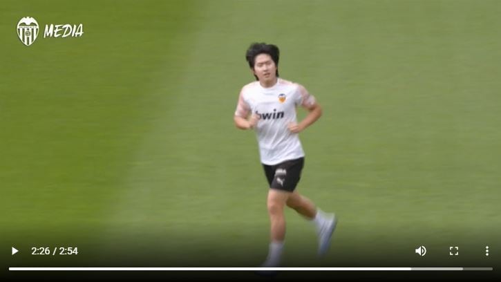 이강인의 소속팀 발렌시아가 훈련을 재개했다. (발렌시아 홈페이지) ⓒ 뉴스1