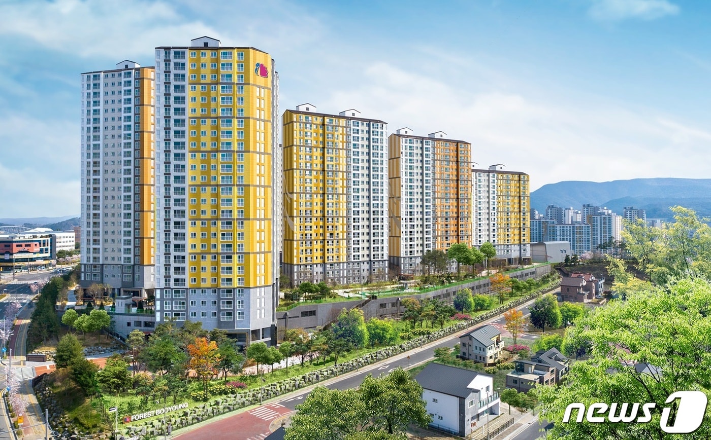 부영주택, 공공임대 '진주 포레스트 부영' 분양 - 뉴스1