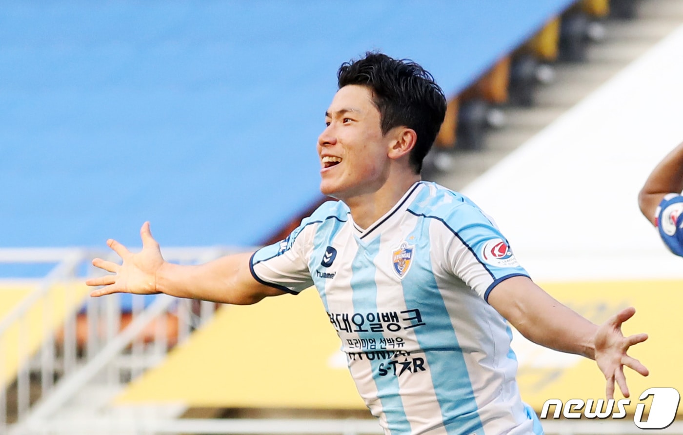 울산 현대의 김인성. /뉴스1 ⓒ News1 조태형 기자