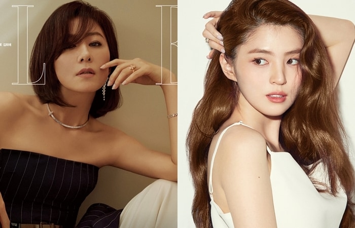 김희애(사진제공=엘르)와 한소희(사진제공=코스모폴리탄) ⓒ 뉴스1