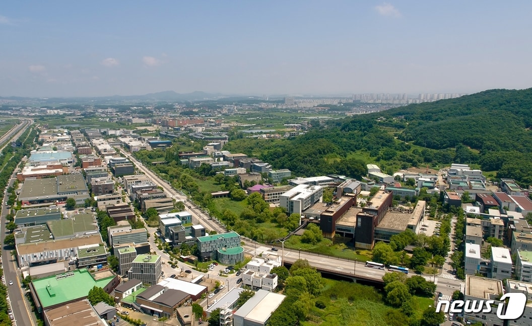 파주 출판도시 항공 사진. /사진제공=파주시청 ⓒ 뉴스1