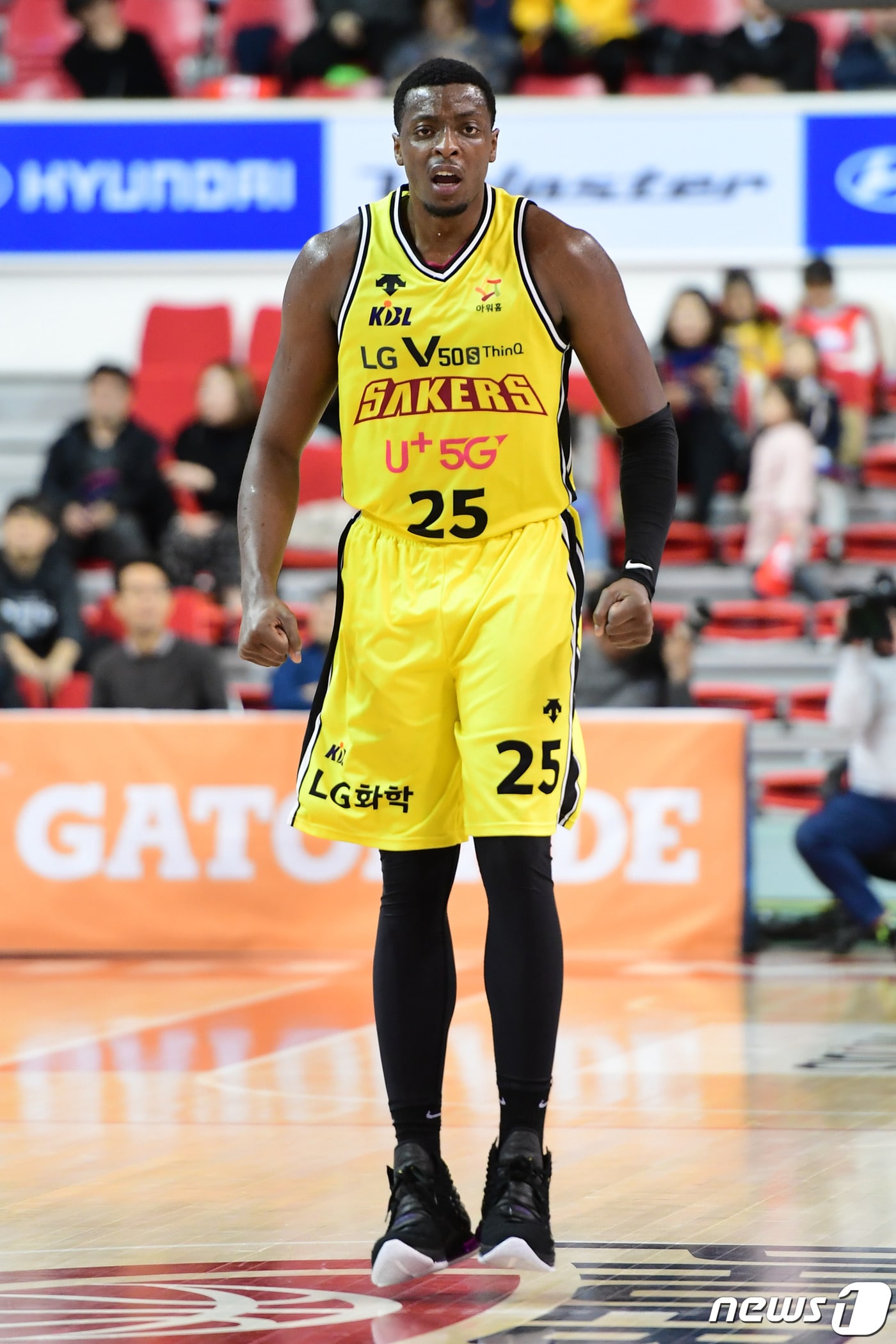 창원 LG가 외국인 선수 캐디 라렌과 재계약했다. (창원 LG 제공) ⓒ 뉴스1