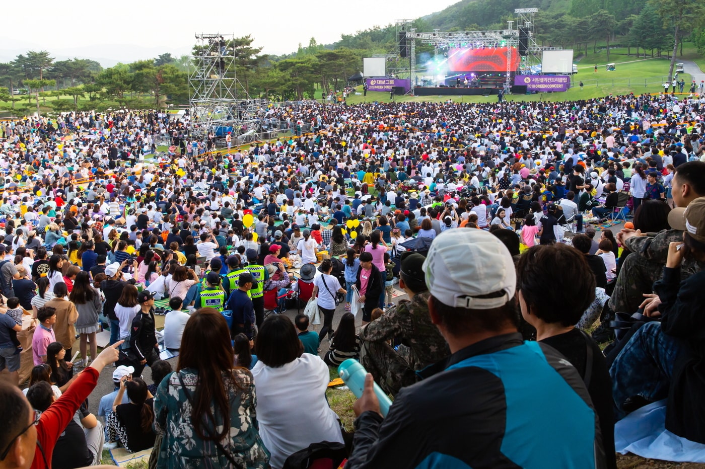 서원밸리 자선 그린콘서트 모습./사진제공=대보그룹ⓒ 뉴스1