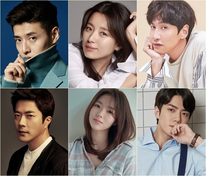 강하늘 한효주 이광수 세훈 채수빈 권상우(왼쪽 위부터 시계 방향) / 제공=각 소속사, 롯데 엔터테인먼트 ⓒ 뉴스1