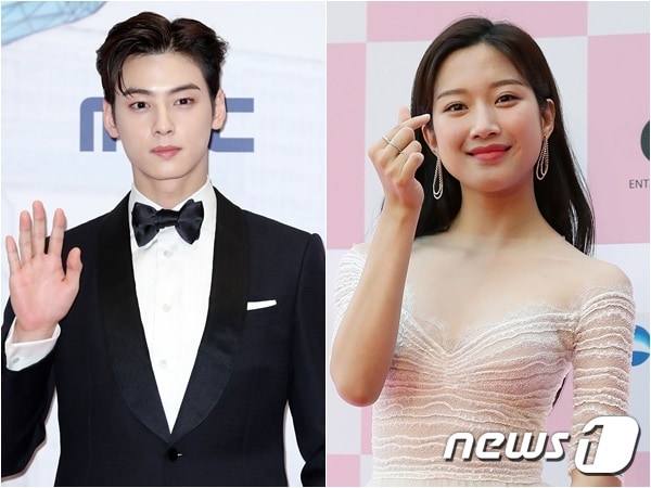 차은우(왼쪽)와 문가영/뉴스1DB ⓒ 뉴스1