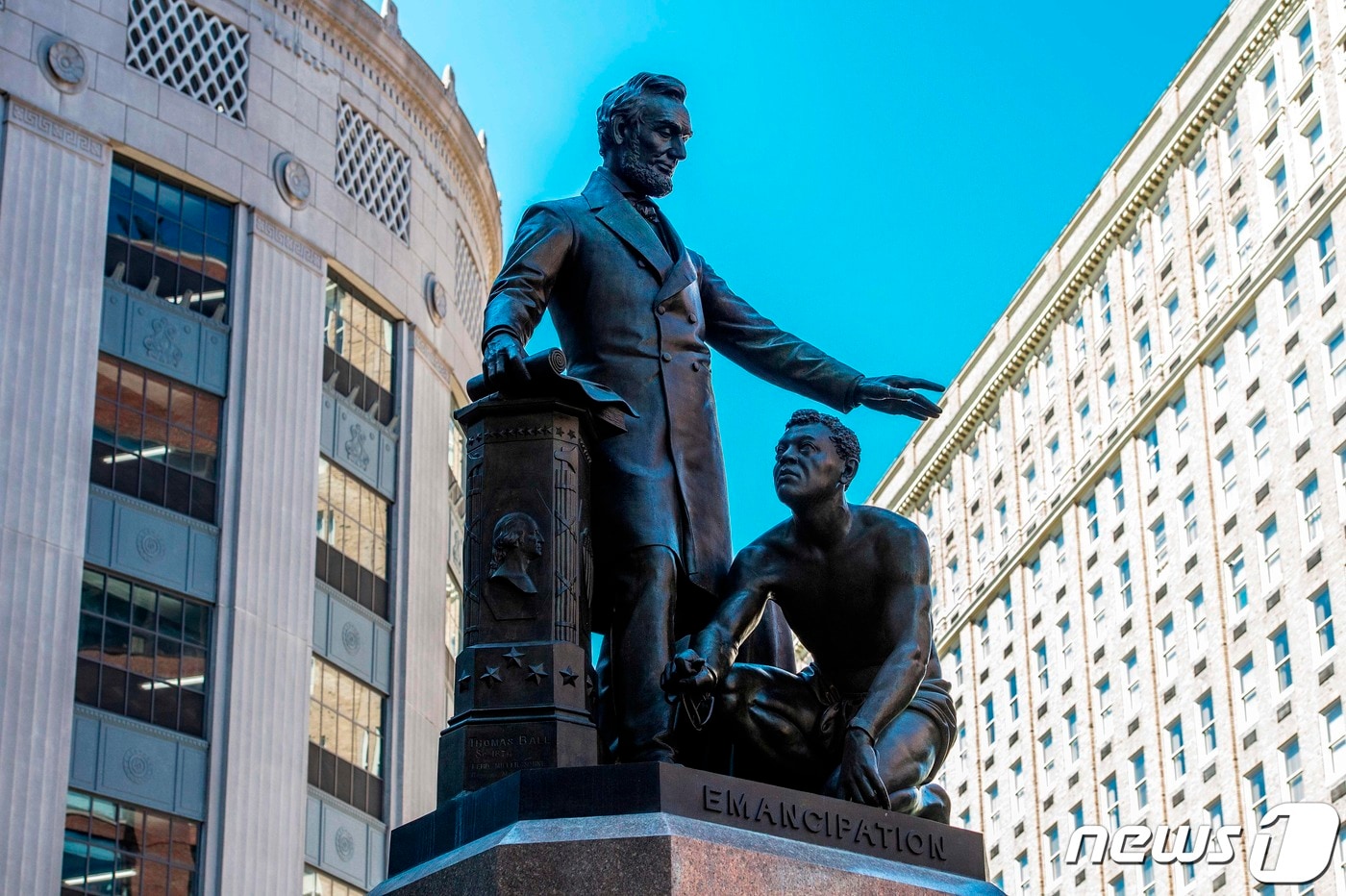 미국 워싱턴 D.C. 링컨파크의 링컨 동상 ⓒ AFP=뉴스1