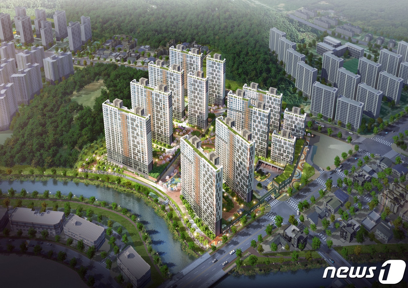 '계룡 한라비발디 더 센트럴' 905세대 분양 - 뉴스1 - NEWS1