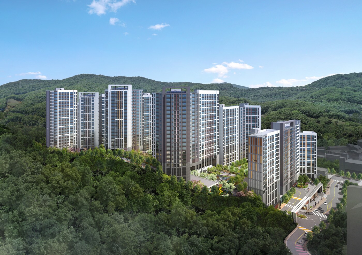 현대건설, 8월 경기 광주 '힐스테이트 삼동역' 분양 - 뉴스1