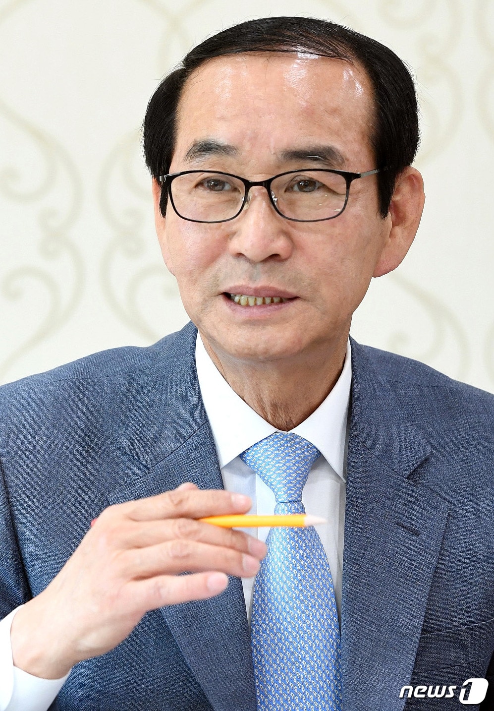 뉴스1과 인터뷰하는 이승율 청도군수 2020.7.24 / ⓒ 뉴스1