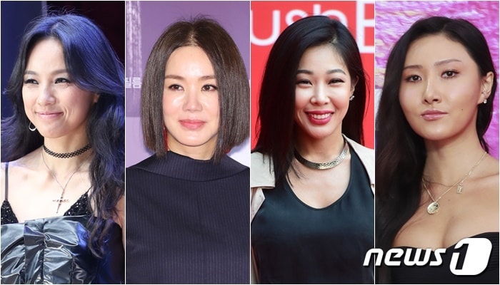 환불원정대 이효리 엄정화 제시 화사(왼쪽부터) ⓒ 뉴스1 DB