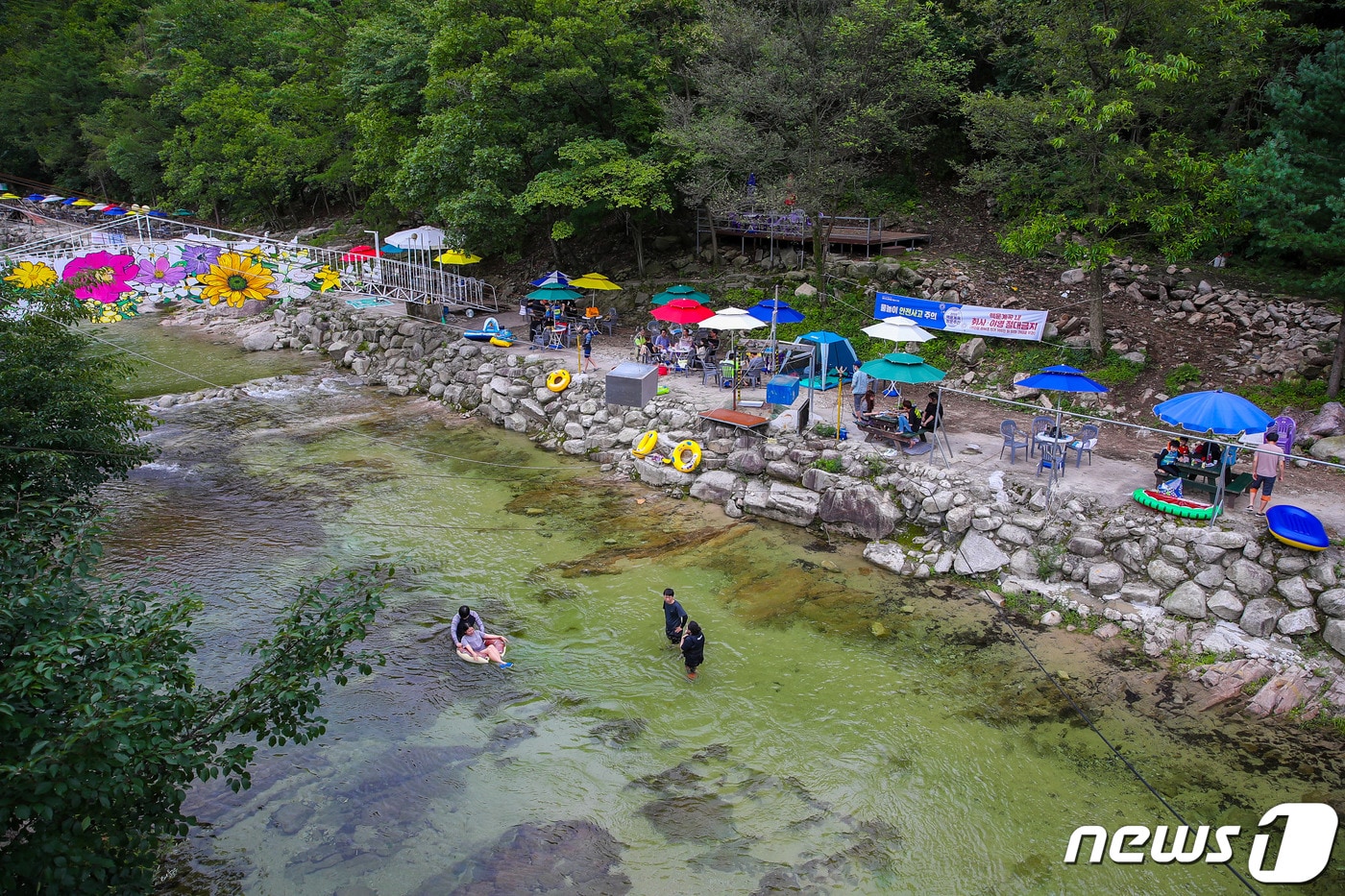 경기도는 자릿세 등 각종 불법의 온상이었던 포천 백운계곡을 께끗하게 정비했다. (사진=경기도 제공) ⓒ 뉴스1