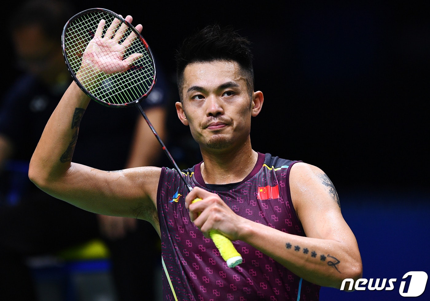 4일 은퇴를 발표한 중국 배드민턴의 전설 린단. ⓒ AFP=뉴스1