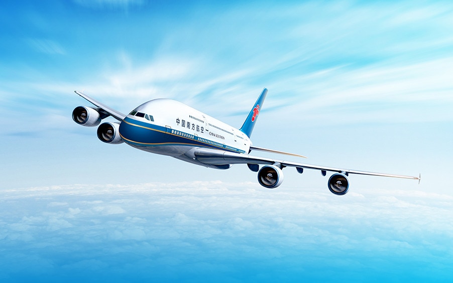 중국남방항공의 초대형 여객기 A380.(중국남방항공 제공)ⓒ 뉴스1