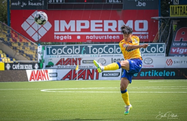 벨기에리그 신트트라위던의 이승우. (신트트라위던 SNS) ⓒ 뉴스1