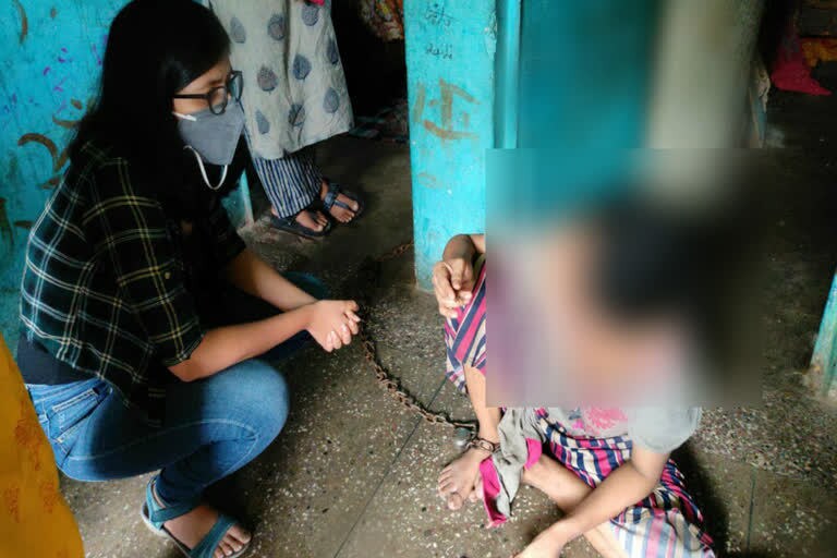 남편에게 6개월간 감금·고문 당했던 인도 여성이 구조됐다. - 현지언론 ETV바라트 갈무리