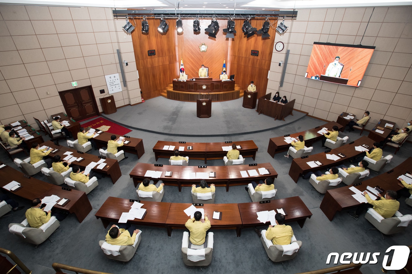 군산시의회는 2일 제232회 임시회를 열고 추경예산안 등 16건의 부의안건을 처리한다.ⓒ 뉴스1