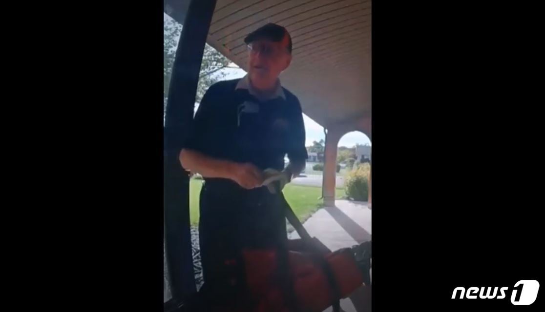 데를린 뉴이(89) 피자 배달원 할아버지(유튜브 갈무리). ⓒ 뉴스1