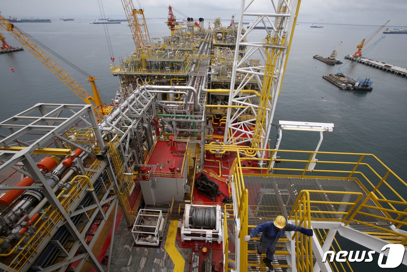 부유식 원유생산저장설비(FPSO) 자료 사진 ⓒ 로이터=뉴스1 ⓒ News1 최서윤 기자