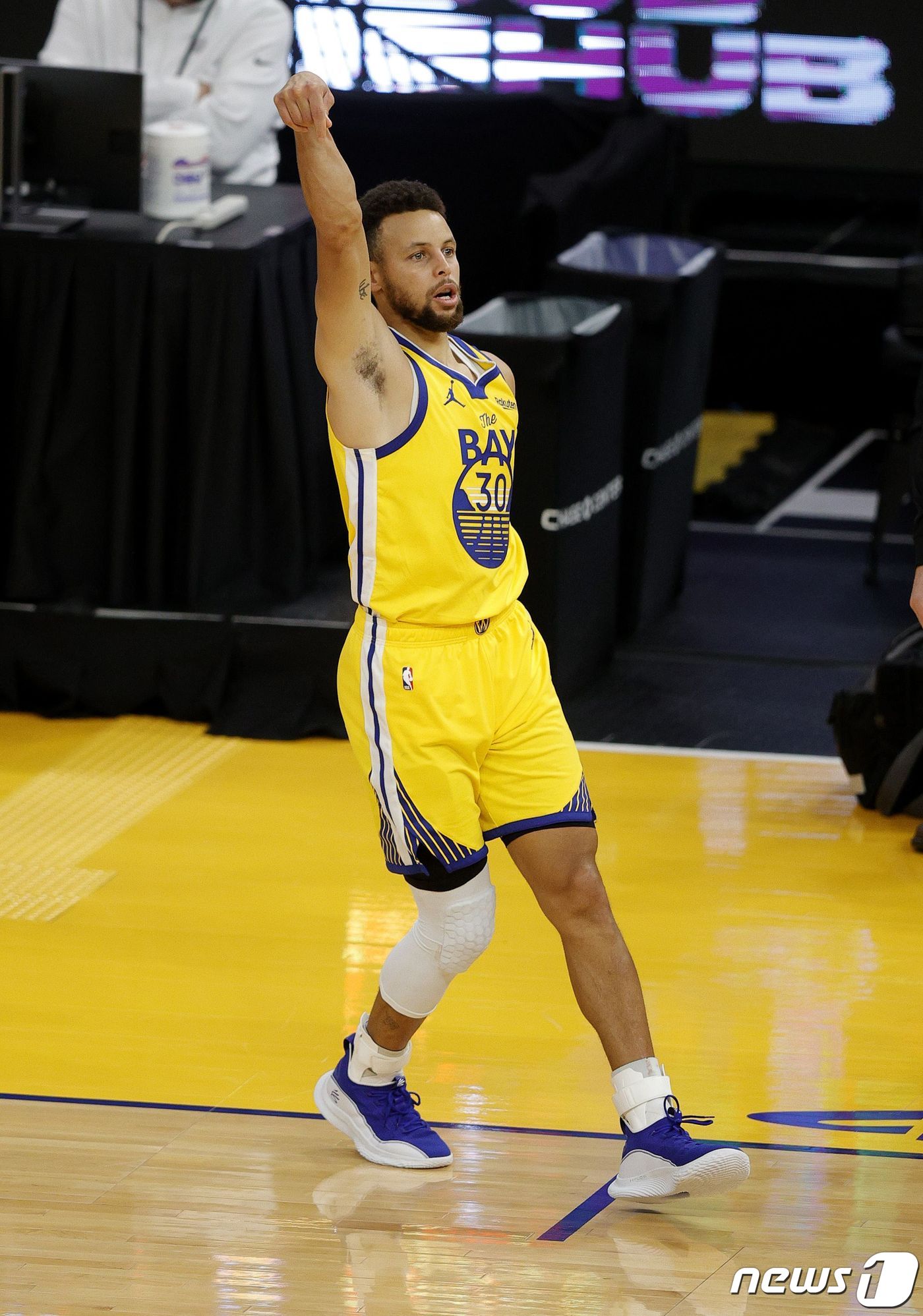 골든스테이트 워리어스 스테판 커리. ⓒ AFP=뉴스1