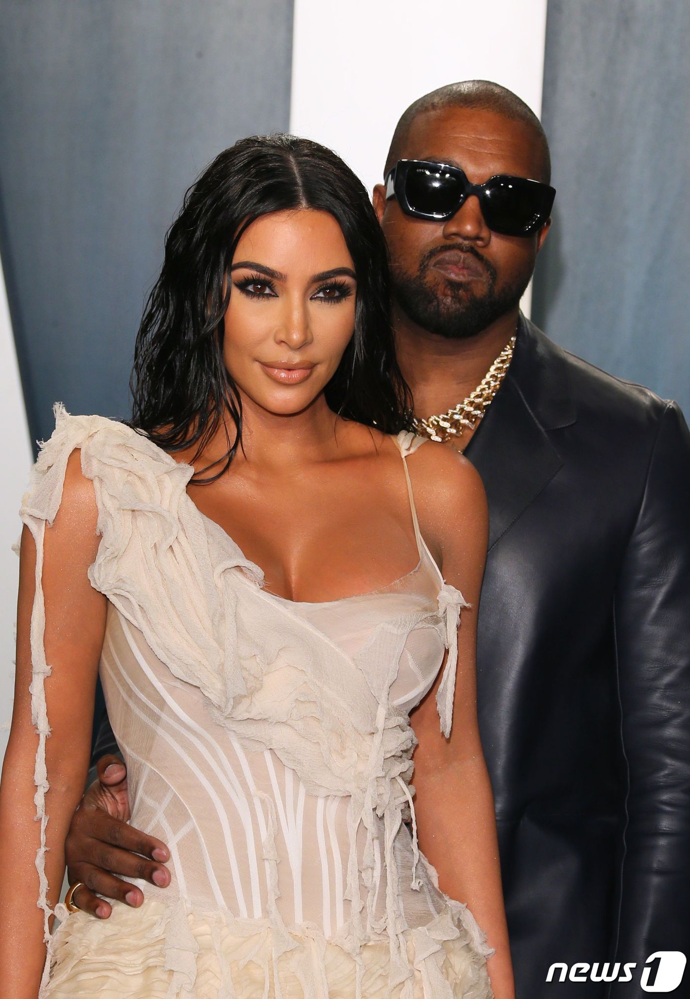 킴 카다시안과 카니예 웨스트 ⓒ AFP=뉴스1