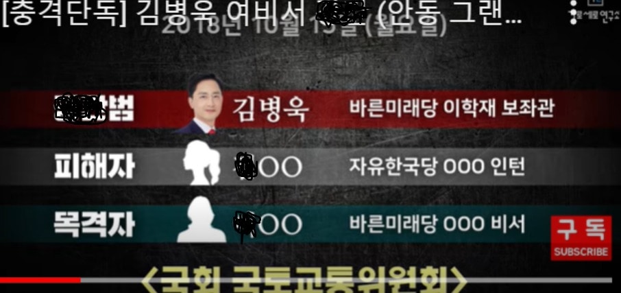 6일 유뷰브 채널 '가로세로연구소'는 국민의힘 김병욱 의원이 보좌관시절이던 2018년 10월, 다른 의원실 인턴 여비서를 성폭행했다고 폭로, 큰 파문을 낳았다. 이에 김 의원은 "사실무근이다"고 펄쩍 뛰면서 자극적 내용으로 독자팔이를 하는 가세연이 역겹다며 법적 대응을 선언했다. (유튜브 갈무리) ⓒ 뉴스1