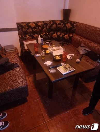 단속현장.(부산경찰청 제공) ⓒ 뉴스1