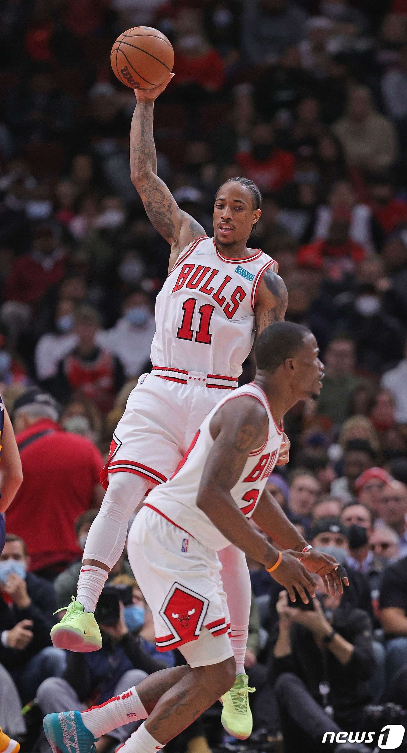 사카고 불스의 더마 드로잔. ⓒ AFP=뉴스1