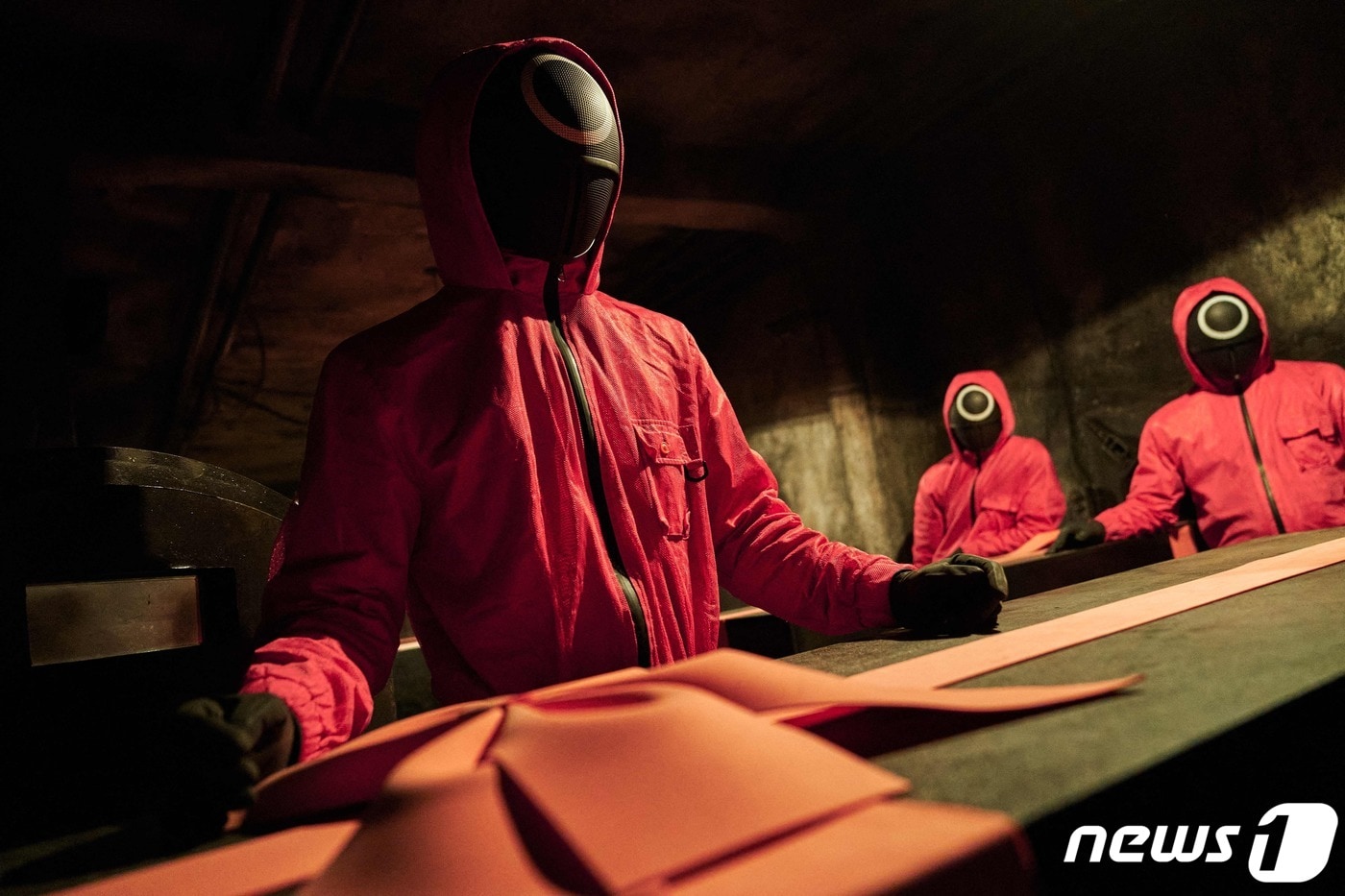 넷플릭스에서 8일(현지시간) 제공한 한국 드라마 '오징어 게임'의 한 장면. ⓒ AFP=뉴스1 ⓒ News1 금준혁 기자