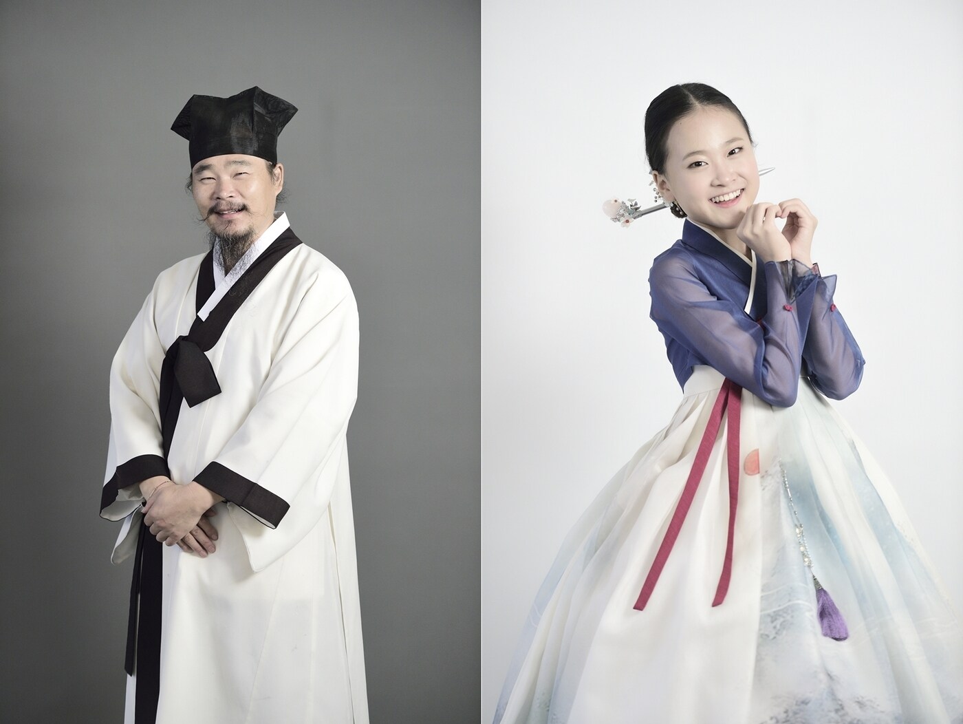 김봉곤 훈장(왼쪽) 김다현 부녀 ⓒ 뉴스1